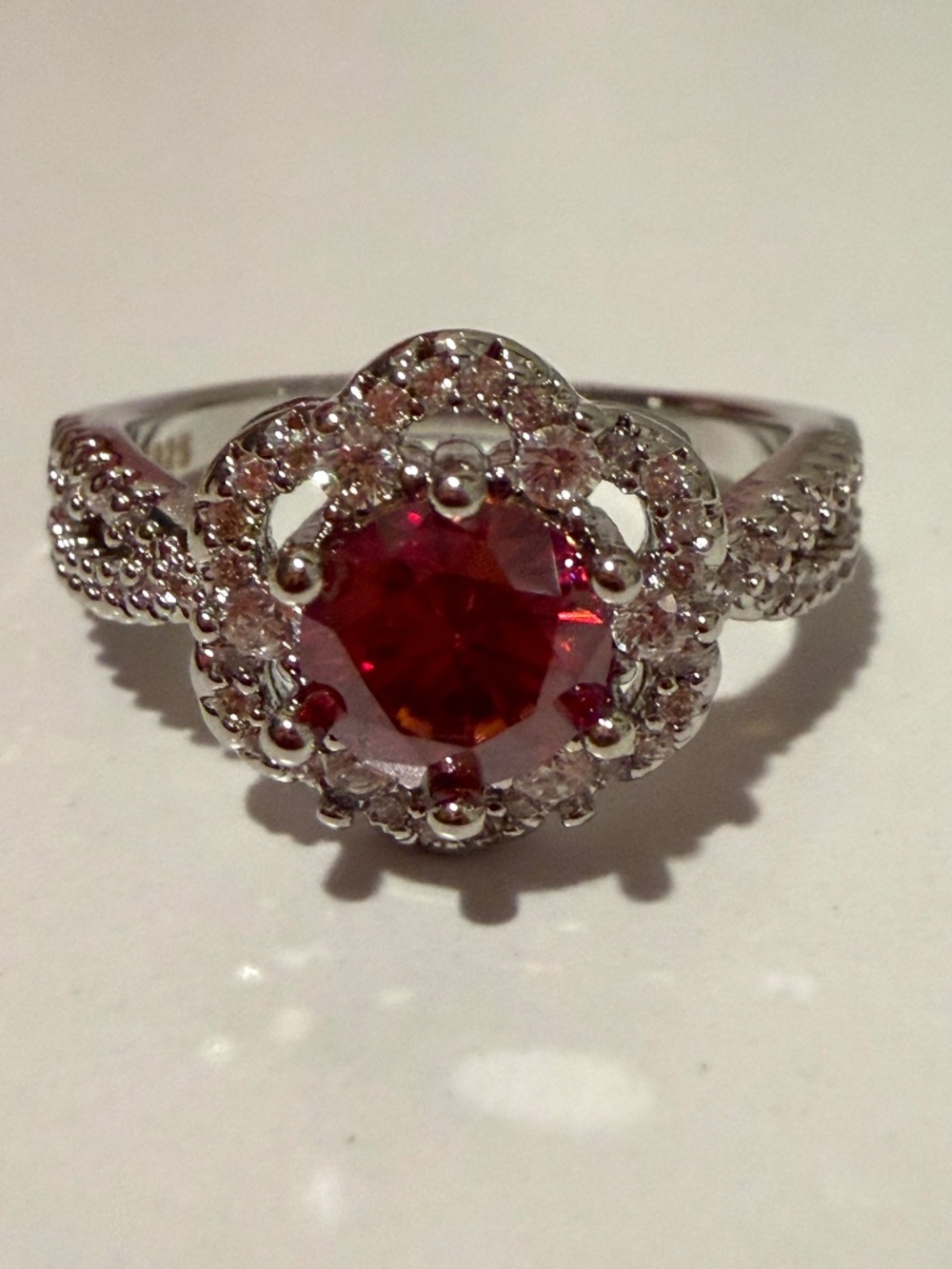 1.0ct GRA MOISSANITE s925 Sterling Silver